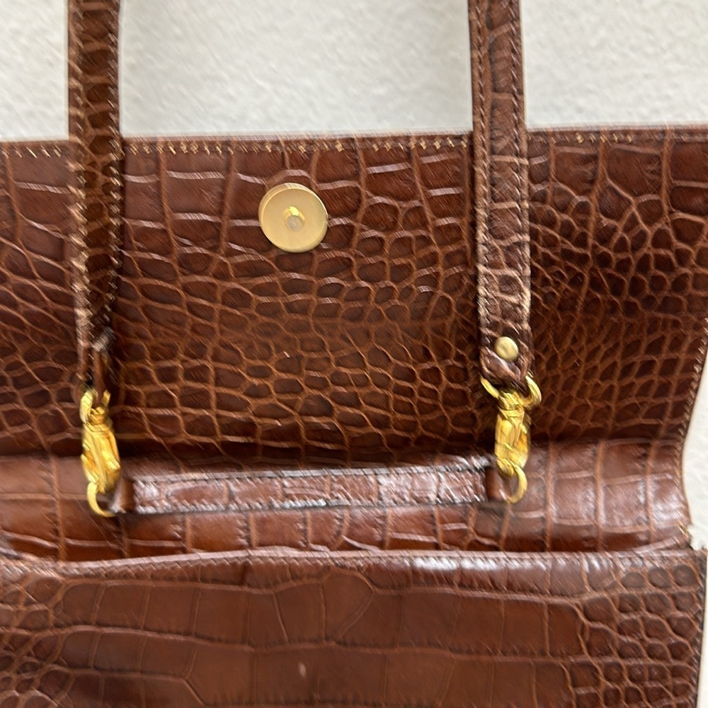 Italian Leather envelope clutch - removable strap and fabulous leather interior - Picture 8 of 8